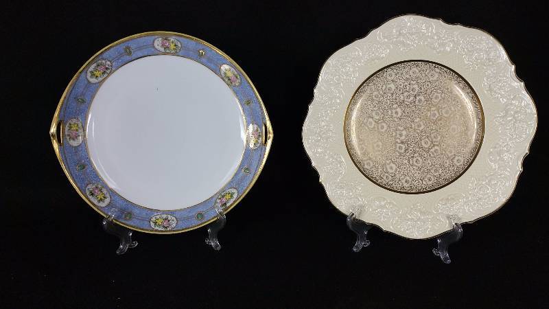 lot 139A image: Crown Ducal & Nippon Porcelain Plates