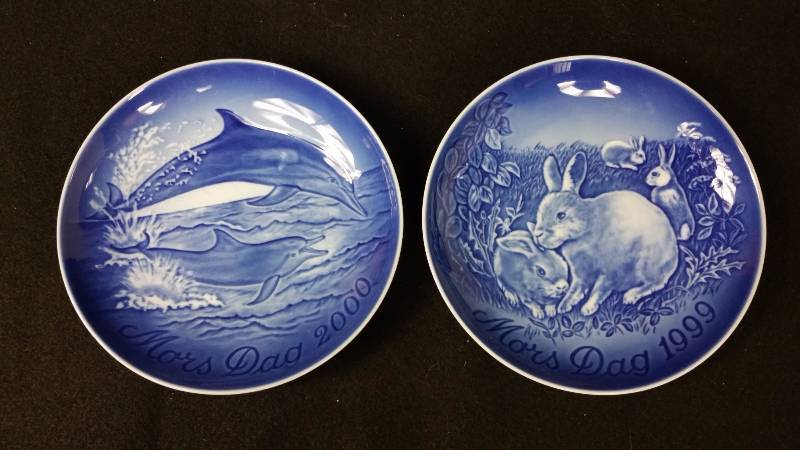 lot 202 image: B&G Porcelain Mothers Day Plates