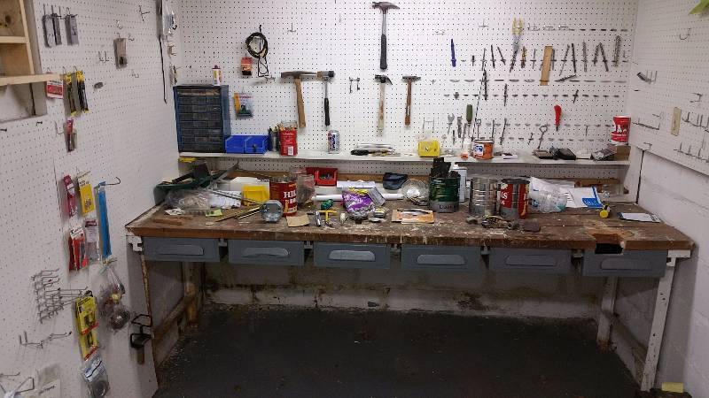 lot 247 image: Hammers, Tools, Locks, Vintage Doorknobs, Etc