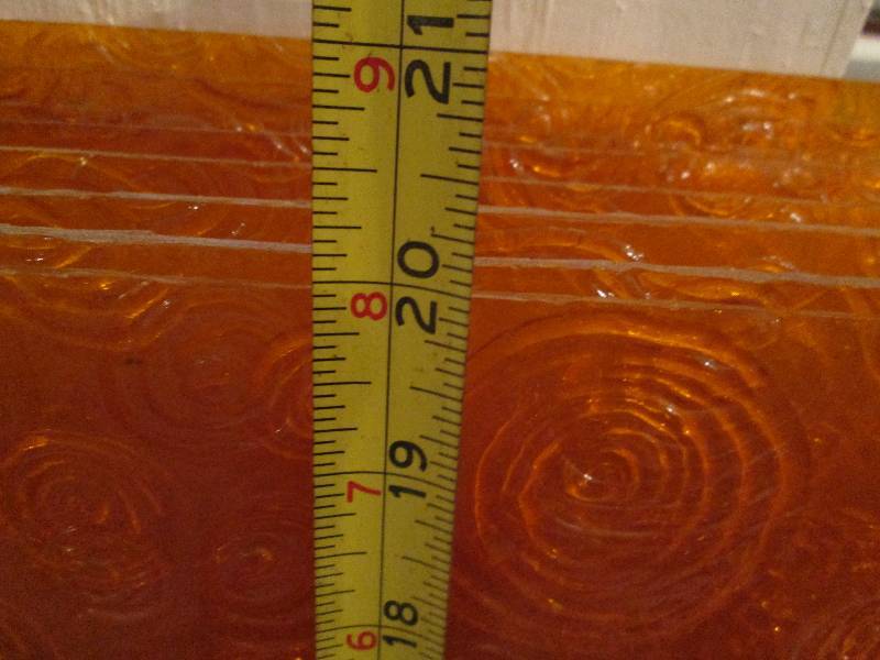 lot 255 image: Vintage Plexiglas Cabinet Doors