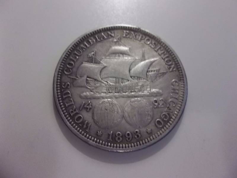 1893 Columbian Exposition Commemorative Silver Half Dollar