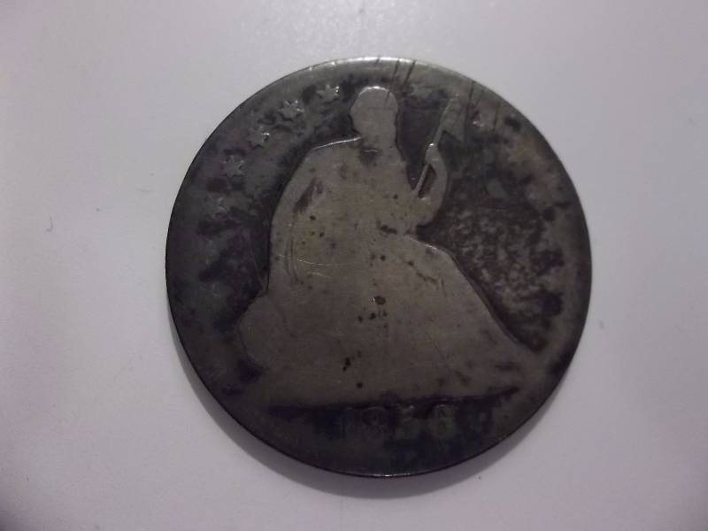 1856 O Seated Liberty Half Dollar (In G4 Valued At $40.00)