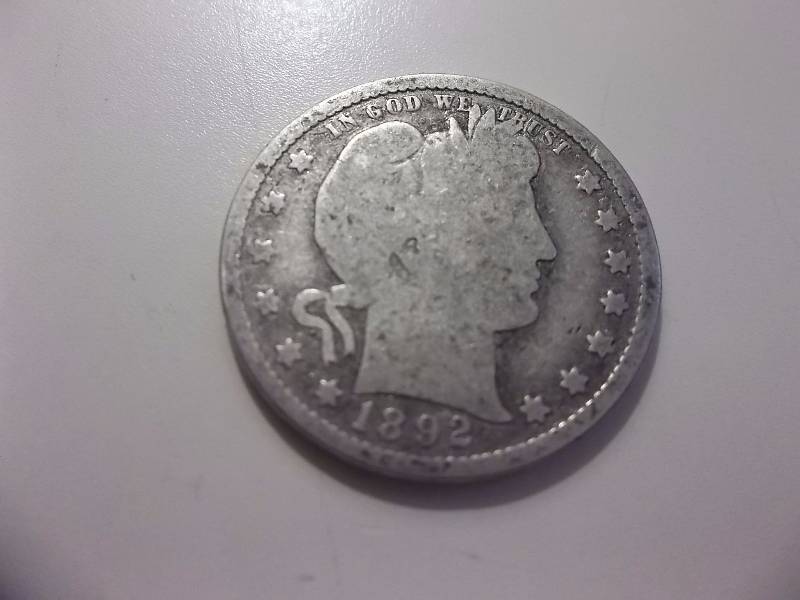 1892 Barber Quarter