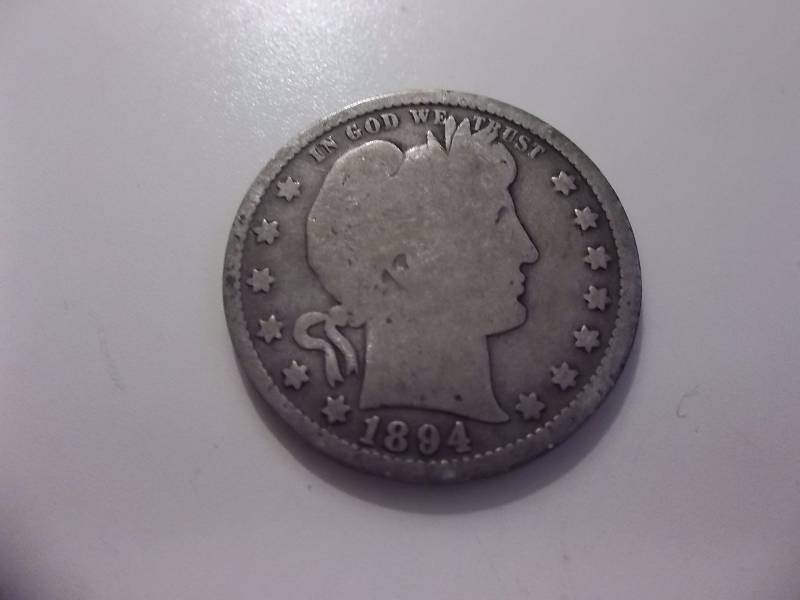 1894 Barber Quarter