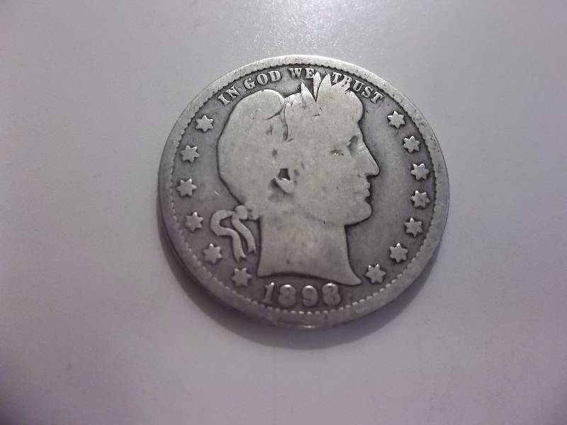 1898 O Barber Quarter