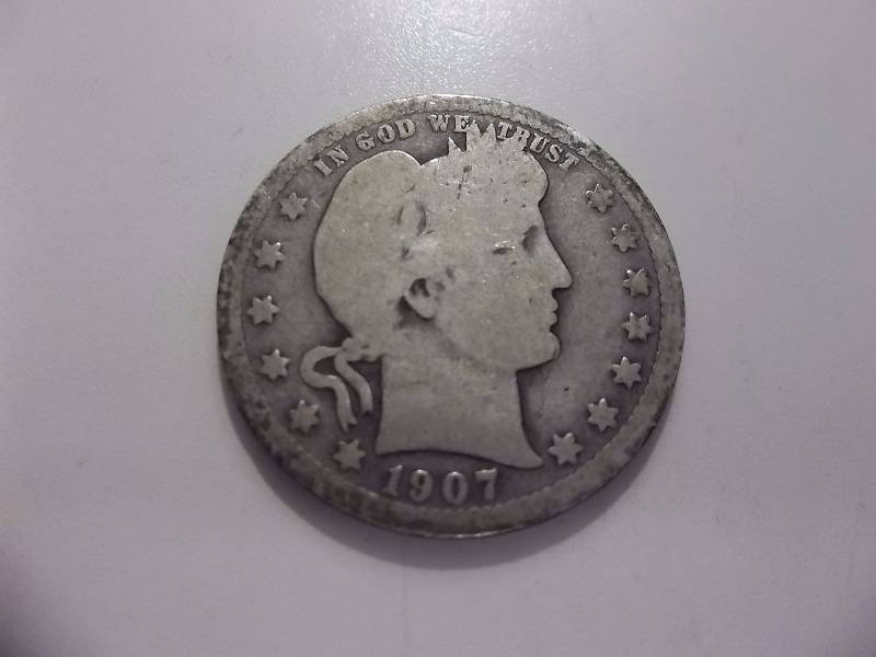 1907 Barber Quarter