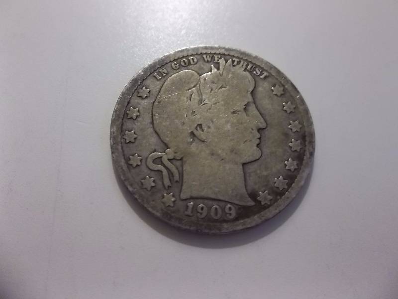 1909 Barber Quarter