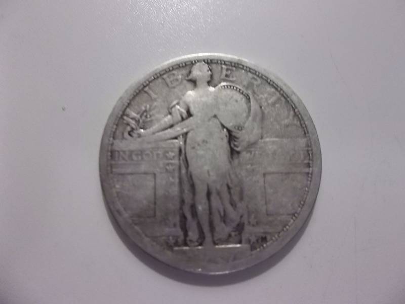1917 S Standing Liberty Type One No Stars (IN VG8  $62.00)