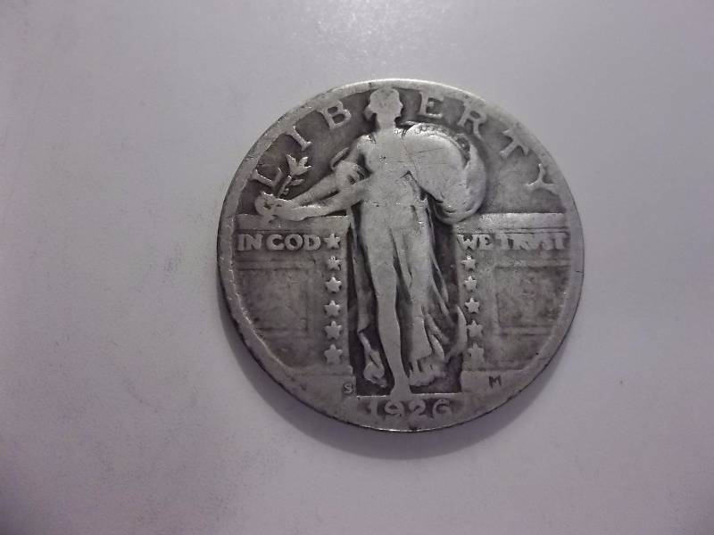 1926 S Standing Liberty Quarter Better Grade