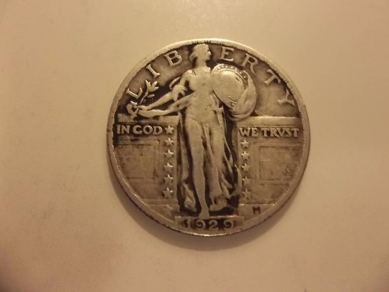 1929 Standing Liberty Quarter Strong Date Higher Grade