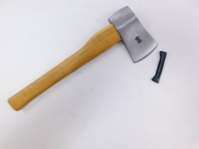 lot 48 image: Swiss Military Surplus Hand Hatchet