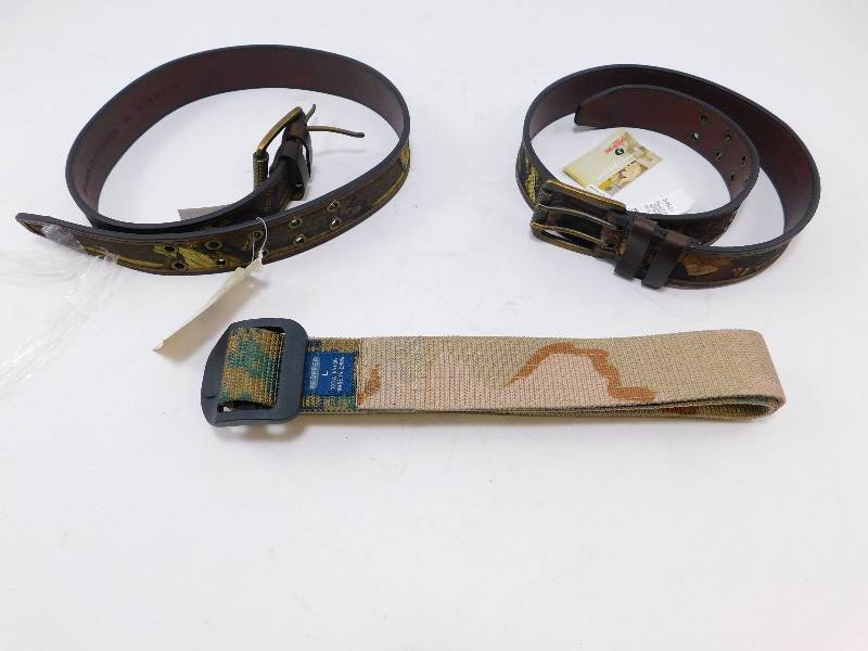 lot 49 image: Lot of 3 Belts