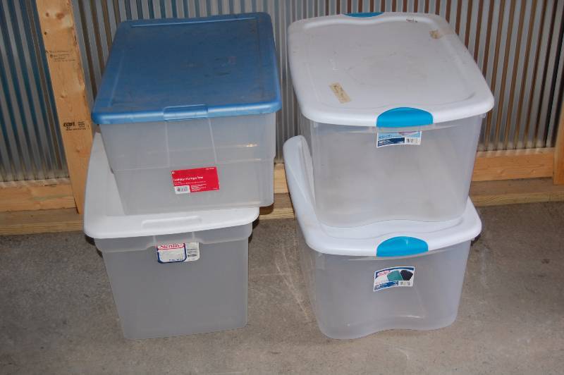 Plastic Storage Bins