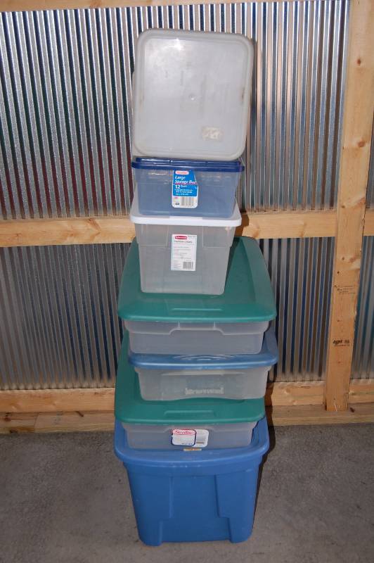 Plastic Storage Bins