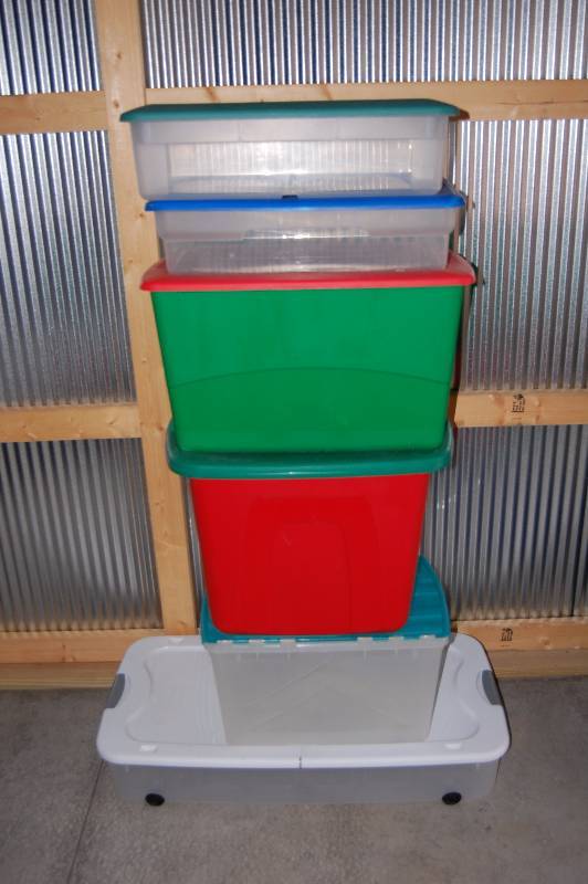 Plastic Storage Bins