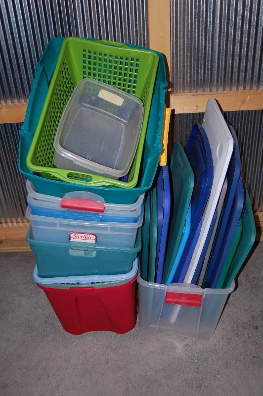 Plastic Storage Bins