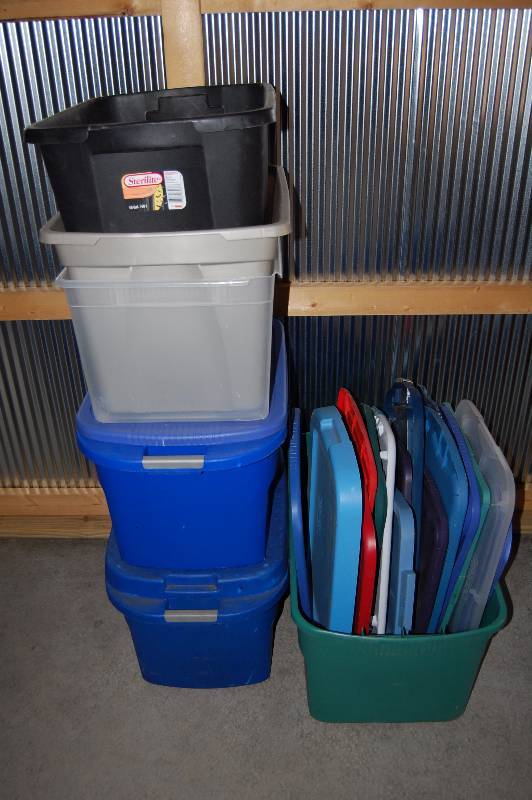 Plastic Storage Bins