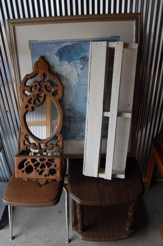 Assorted Small Furniture and Wall Art