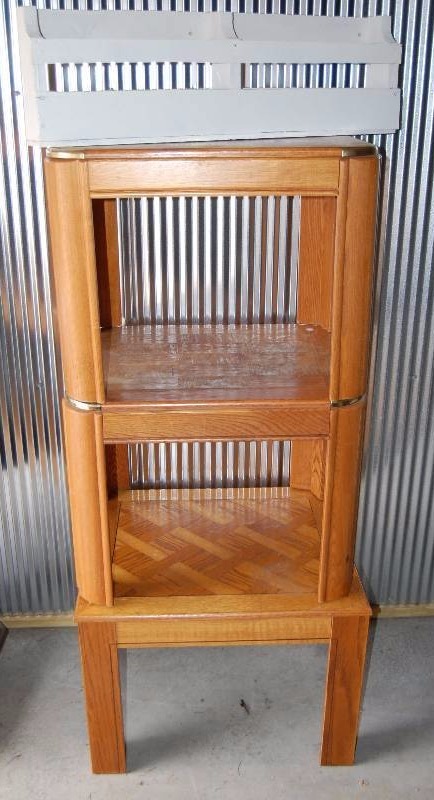 End Tables and Wine Rack