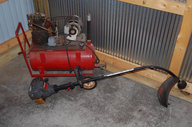 Air Compressor and Weed Whip