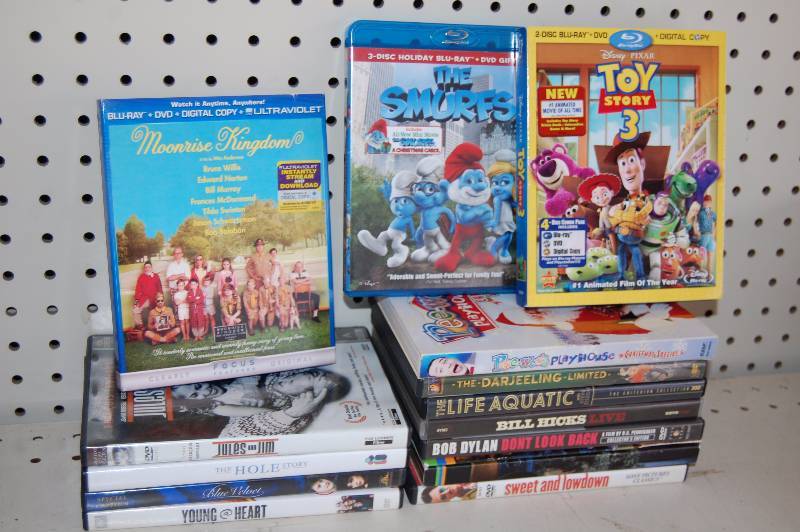 DVDs and Blu Rays