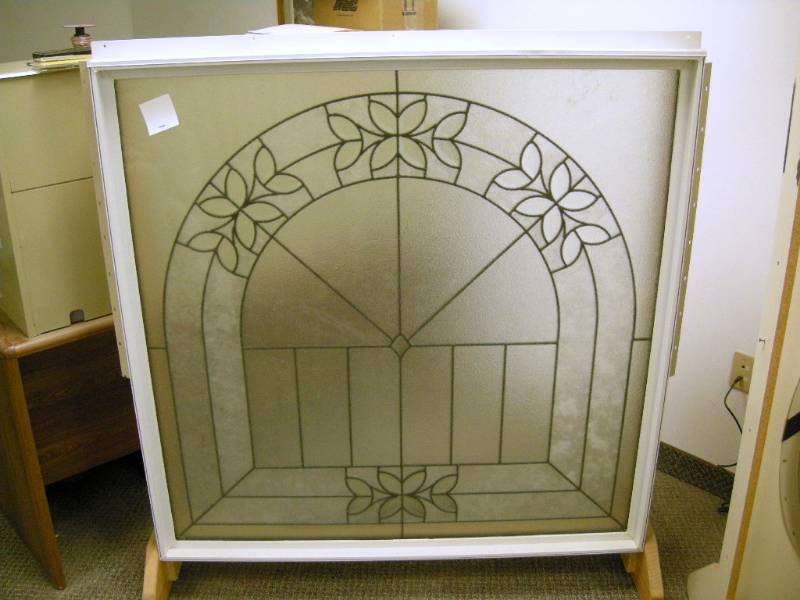 lot 58 image: Large Square Decorative Window