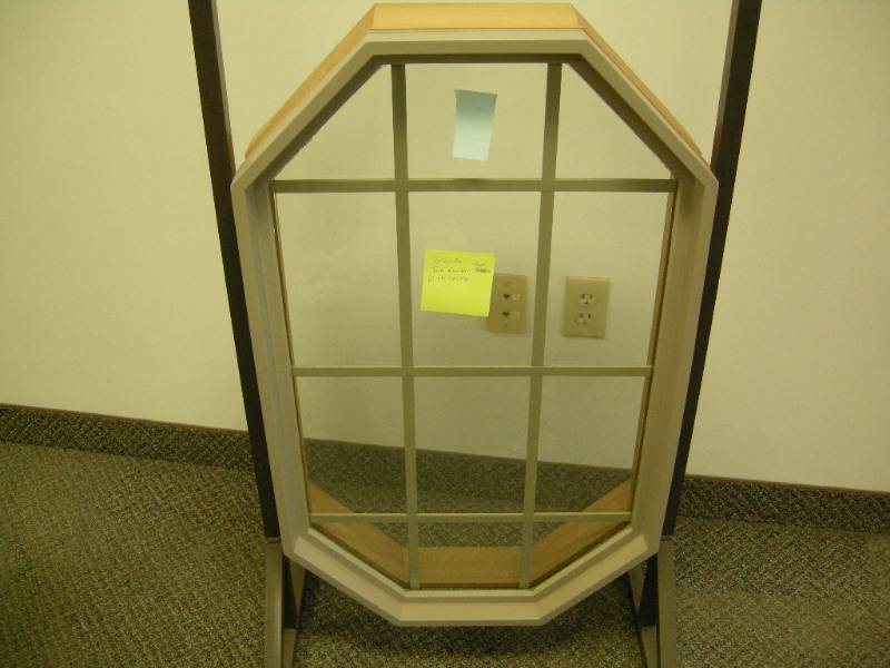 lot 69 image: Tall Elongated Ramble Vinyl Window