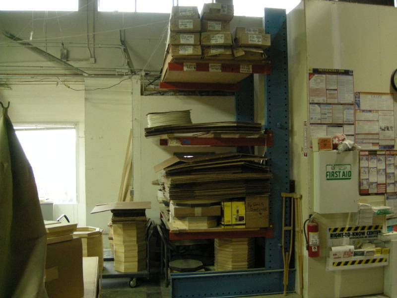 lot 7 image: Structural Cantilever Pallet Racking