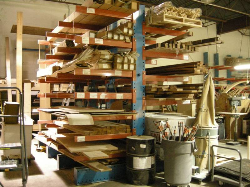 lot 117 image: Structural Cantilever Pallet Racking System