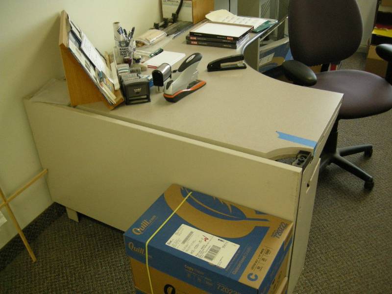 lot 108 image: Corner Office Desk