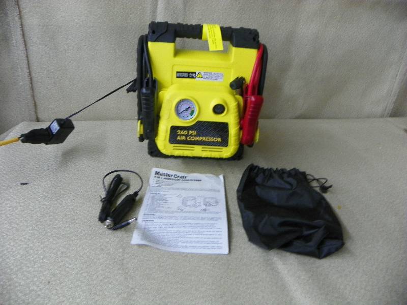 MASTER CRAFT 4in1 Jumpstart Compressor