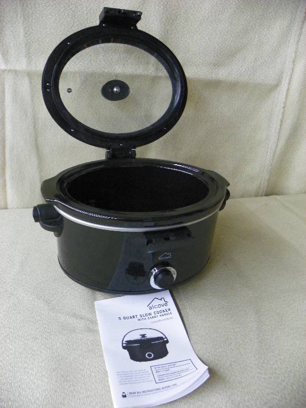 alcove 5qt Portable Slow Cooker