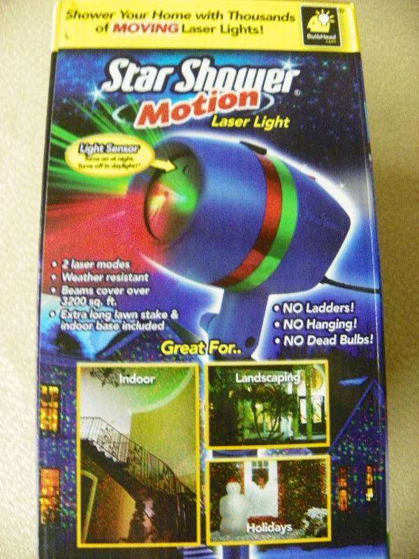 STAR SHOWER MOTION LIGHT