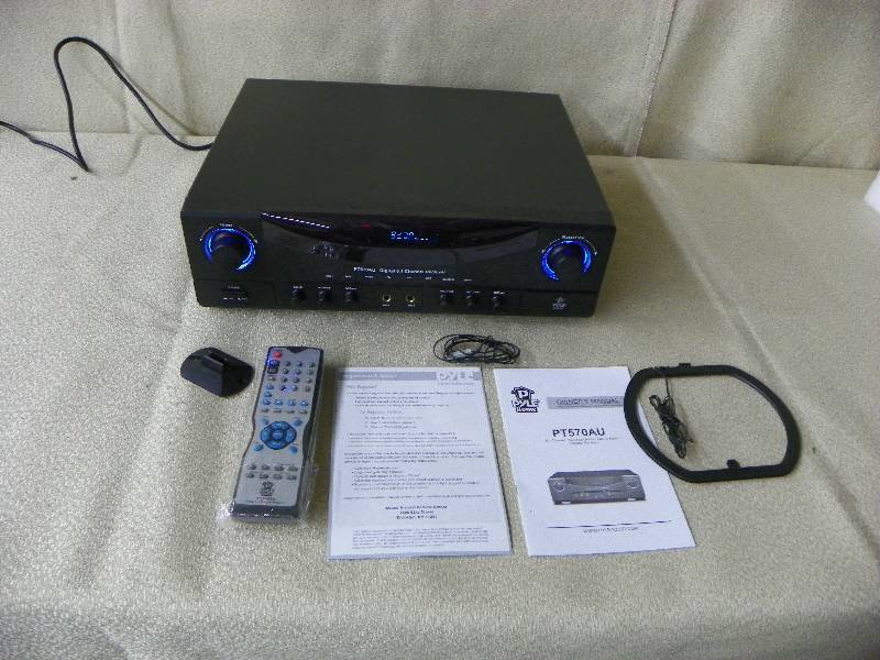Pyle 5-Channel AMFM Receiver Black