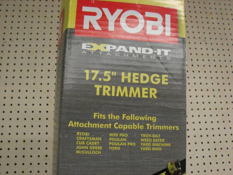lot 279 image: RYOBI 17.5 HEDGE TRIMMER