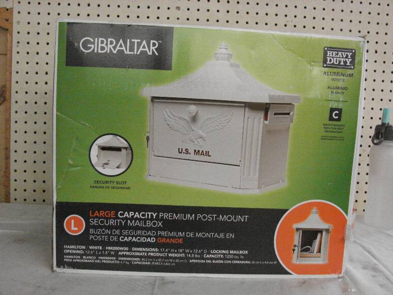 lot 288 image: GILBRALTAR LARGE SECURITY MAILBOX