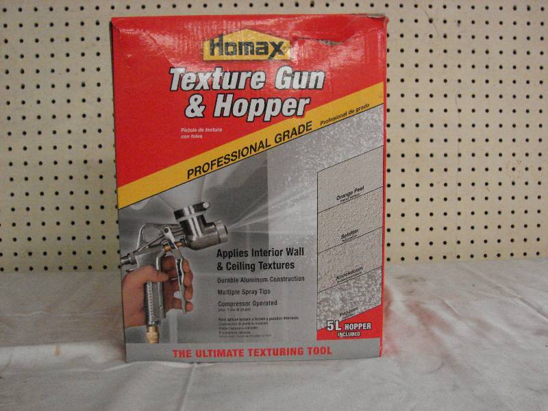 lot 296 image: HOMAX TEXTURE GUN AND HOPPER