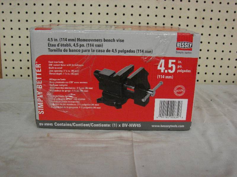 lot 325 image: BESSEY 4.5 BENCH VISE
