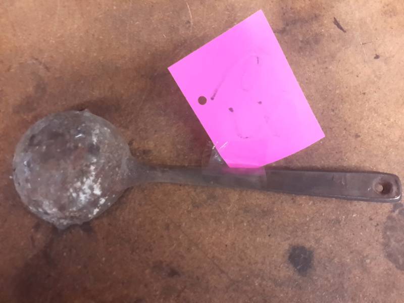 lot 67 image: Vintage Molten lead ladel