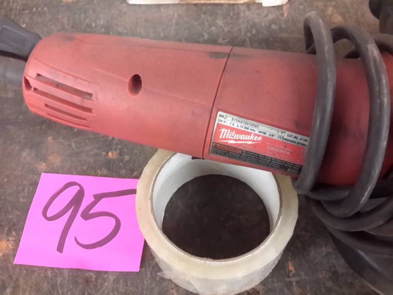 lot 95 image: Milwaukee 4 12 in Angle Grinder