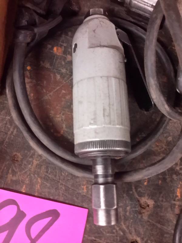 lot 98 image: Misc. Tools  Industrial Drill with bits as shown
