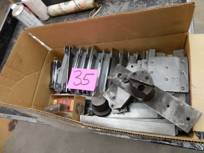 lot 35 image: Box of Parrallels for milling machine