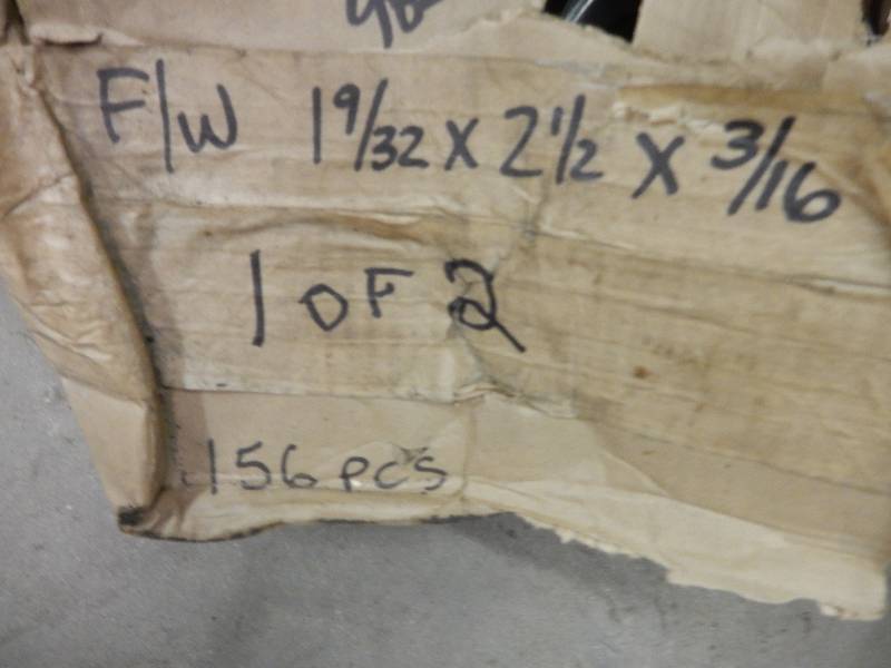 lot 103 image: 2 Boxes of washers.  1 932 x 2 12 x 316