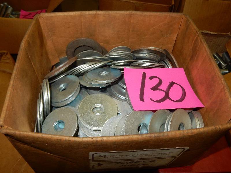 lot 130 image: Large lot of washers as shown.
