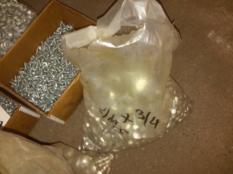 lot 51C image: Misc. Screws and Fasteners.. See the close ups for the labels