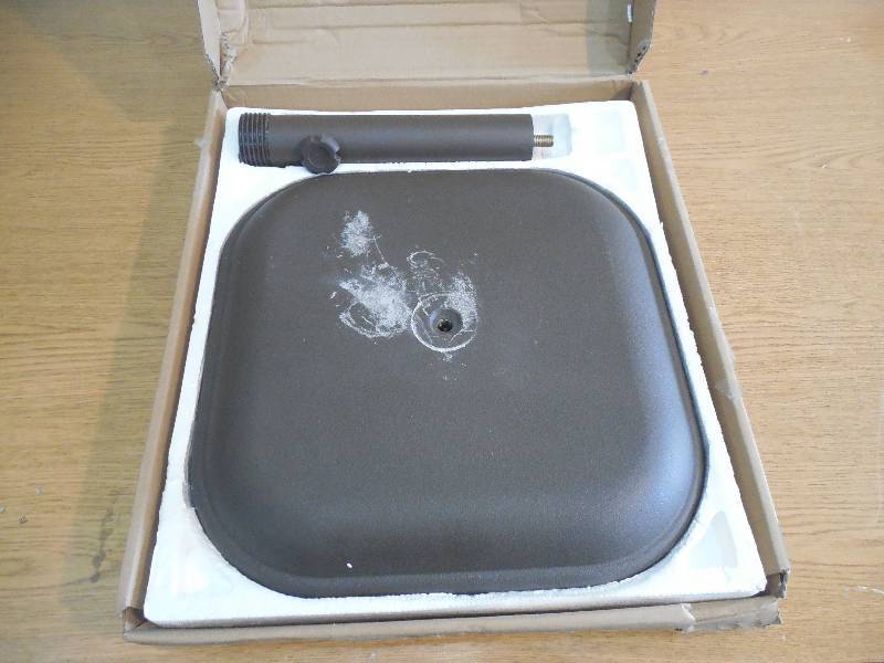 lot 23 image: PATIO UMBRELLA CONCRETE BASE
