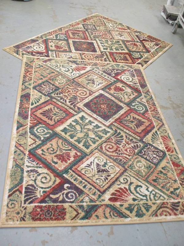 lot 917 image: PAIR OF RUGS