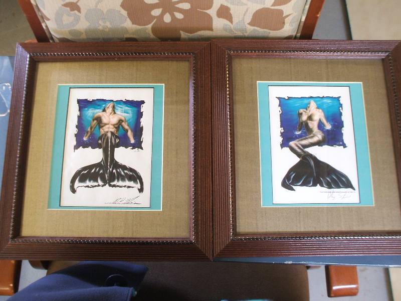 lot 922 image: SIGNED PHILIP ROTE MERMAID PRINTS