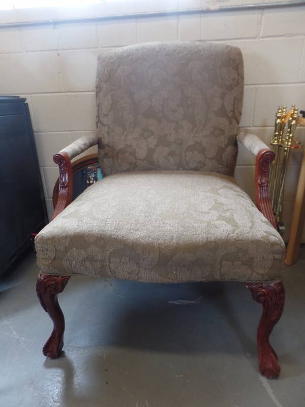 lot 975 image: FANCY ARM CHAIR
