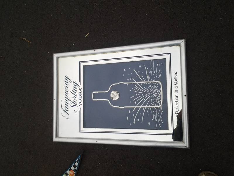 lot 38 image: Tanqueray Vodka Bar Mirror 24x18